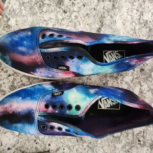 Vans Cosmic Blue and Purple Sneakers